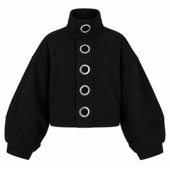 grunge oversized grommet jacket boogzel clothing
