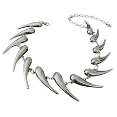 grunge aesthetic spike choker necklace boogzel clothing