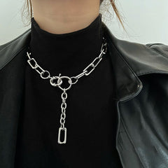 silver chain necklace boogzel clothing
