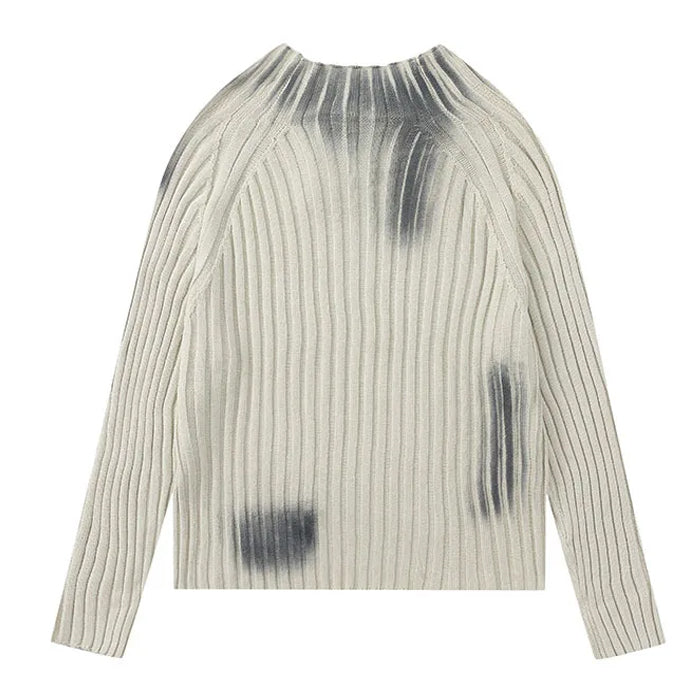 grunge washed knit sweater boogzel clothing