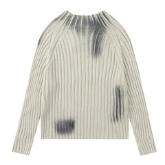 grunge washed knit sweater boogzel clothing