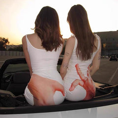 hand print baddie aesthetic dress boogzel clothing