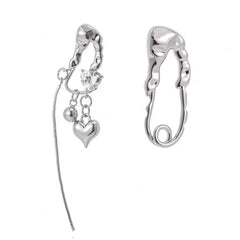heart irregular earrings boogzel clothing