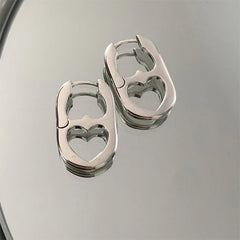 heart mini earrings boogzel clothing