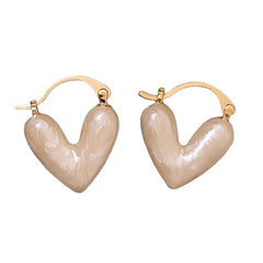 heart pearl earrings boogzel clothing