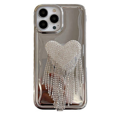 heart rhinestone iphone case boogzel clothing