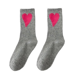 heart ribbed socks boogzel clothing