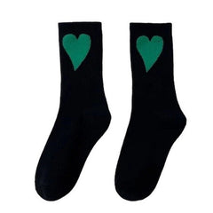 heart ribbed socks boogzel clothing