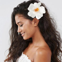 hibiscus tropical hair flower clip boogzel clothing