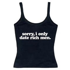 i date only rich men y2k tank top boogzel clothing