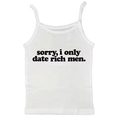 i date only rich men y2k tank top boogzel clothing