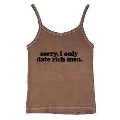 i date only rich men y2k tank top boogzel clothing