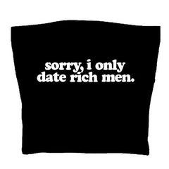 i date only rich men y2k tube top boogzel clothing