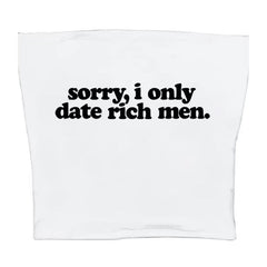 i date only rich men y2k tube top boogzel clothing