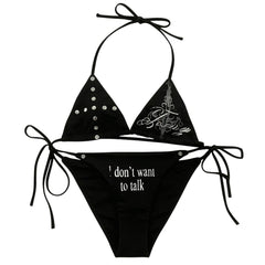 i dont want to talk bikini set boogzel clothing