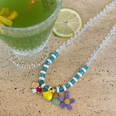 indie aesthetic beaded necklace boogzel clothing