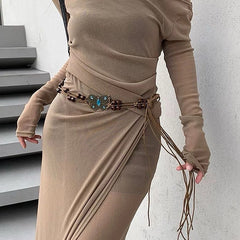 indie aesthetic butterfly beaded belt boogzel clothing
