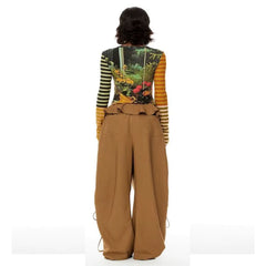 indie liminal cat striped long sleeve top boogzel clothing