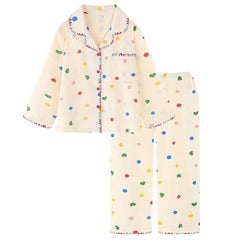 indie polka dot pajama set boogzel clothing