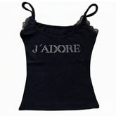 jadore lace tank top boogzel clothing