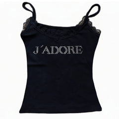 jadore lace tank top boogzel clothing