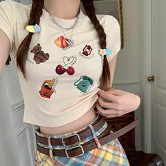 kawaii aesthetic baby tee boogzel clothing