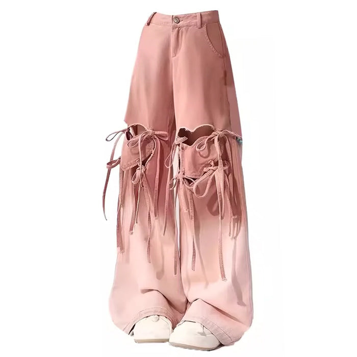 knee heart gradient jeans boogzel clothing