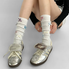 knee high socks with bows boogzel clothing