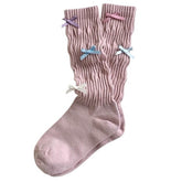knee high socks with bows boogzel clothing