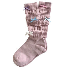 knee high socks with bows boogzel clothing