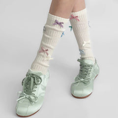 knee high socks with bows boogzel clothing