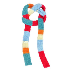 knit striped skinny scarf boogzel clothing