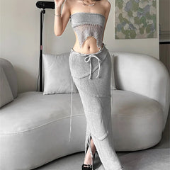 knit crochet maxi skirt boogzel clothing