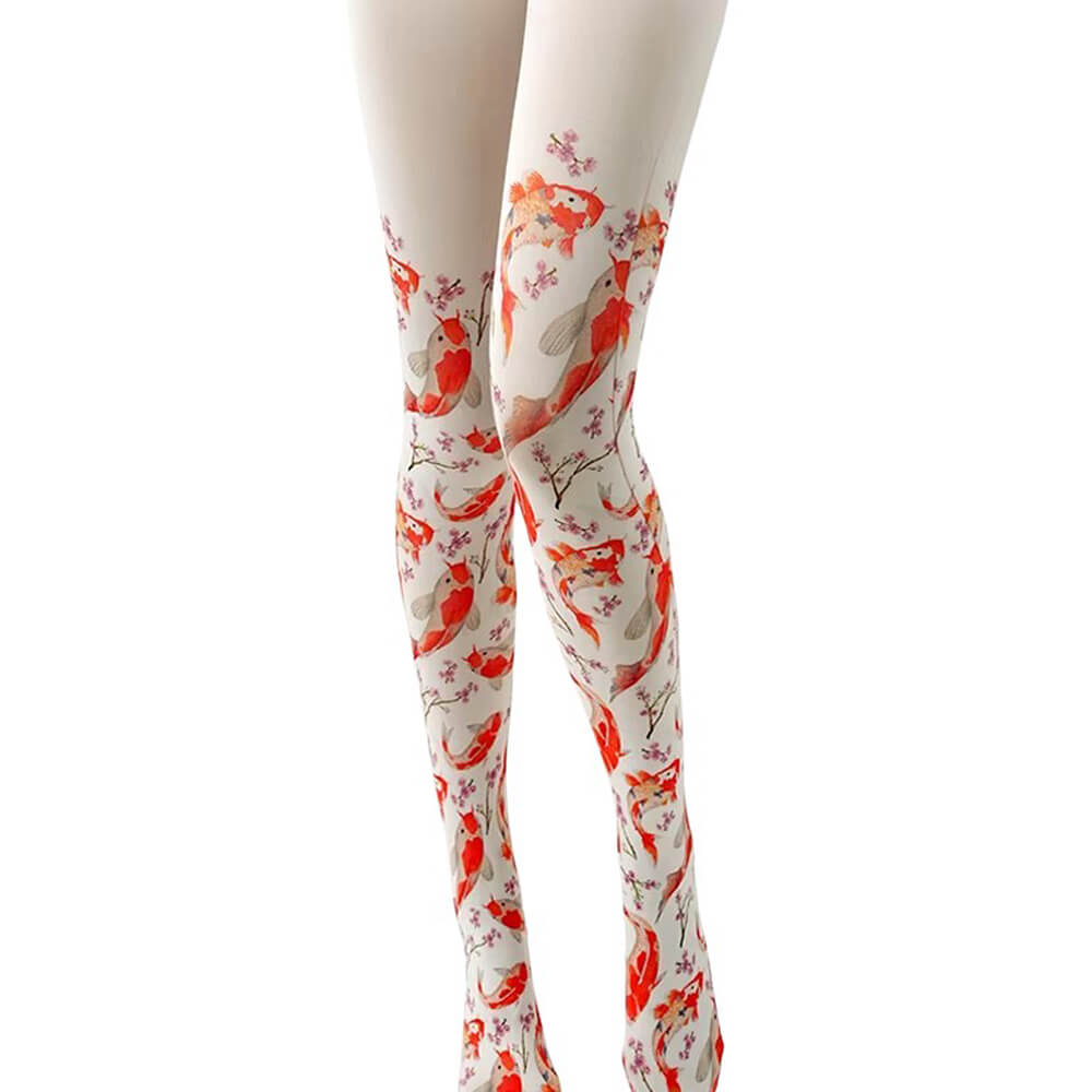 koi fish print tights boogzel clothing