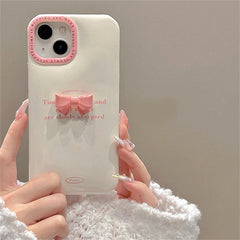 korean aesthetic bow iphone case boogzel clothing