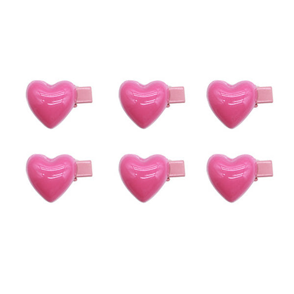 korean aesthetic hearts hair clips boogzel clothing