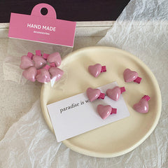 korean aesthetic hearts hair clips boogzel clothing