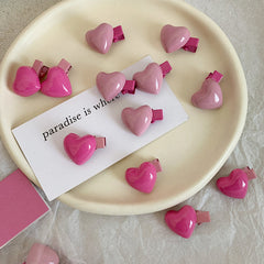 korean aesthetic hearts hair clips boogzel clothing