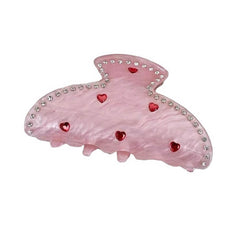 korean heart rhinestone hair claw boogzel clothing