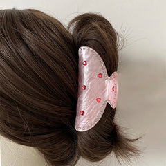 korean aesthetic pink hair claw boogzel clothing