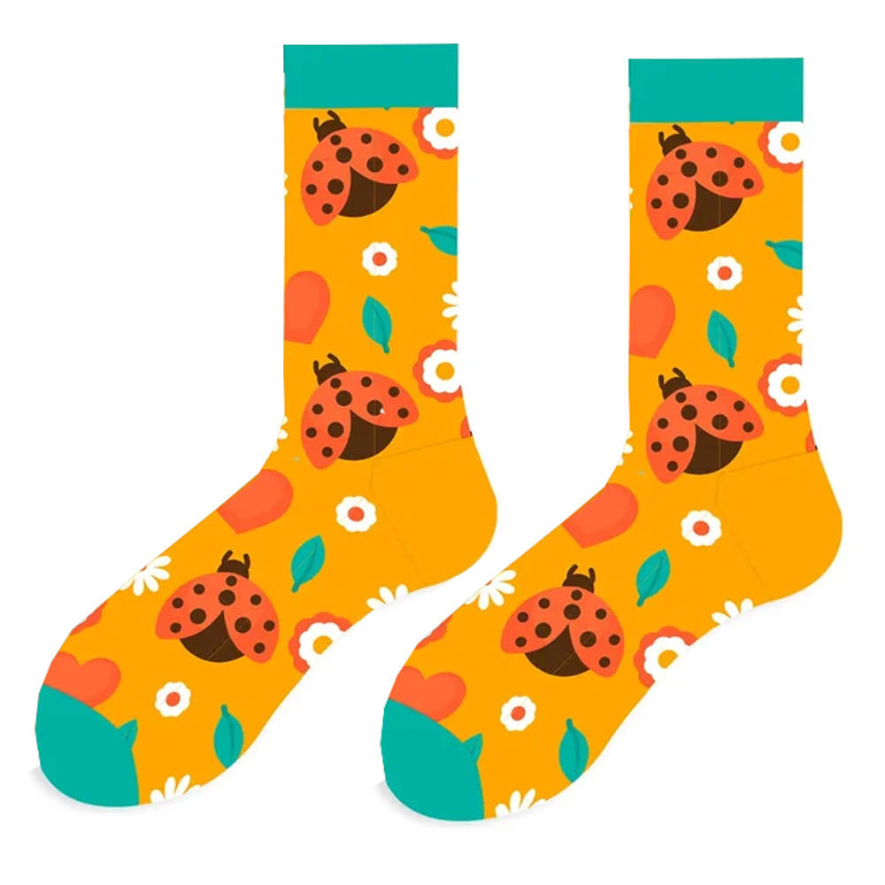 ladybug print socks boogzel clothing