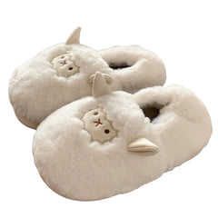 lamb fluffy slippers boogzel clothing