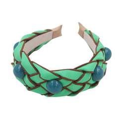 lattice puffy headband boogzel clothing