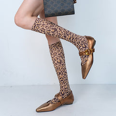 leopard print socks boogzel clothing