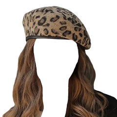 leopard beret hat booogzel clothing