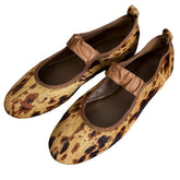 leopard mary jane ballet flats boogzel clothing