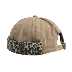 leopard print docker cap boogzel clothing