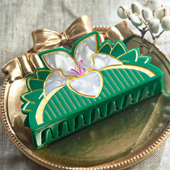 lily flower hair claw boogzel clothing