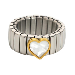 heart silver ring boogze clothing