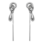 melted chain drop earrings boogzel clothing